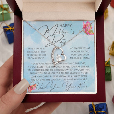 Mom Gift, Forever Love Necklace