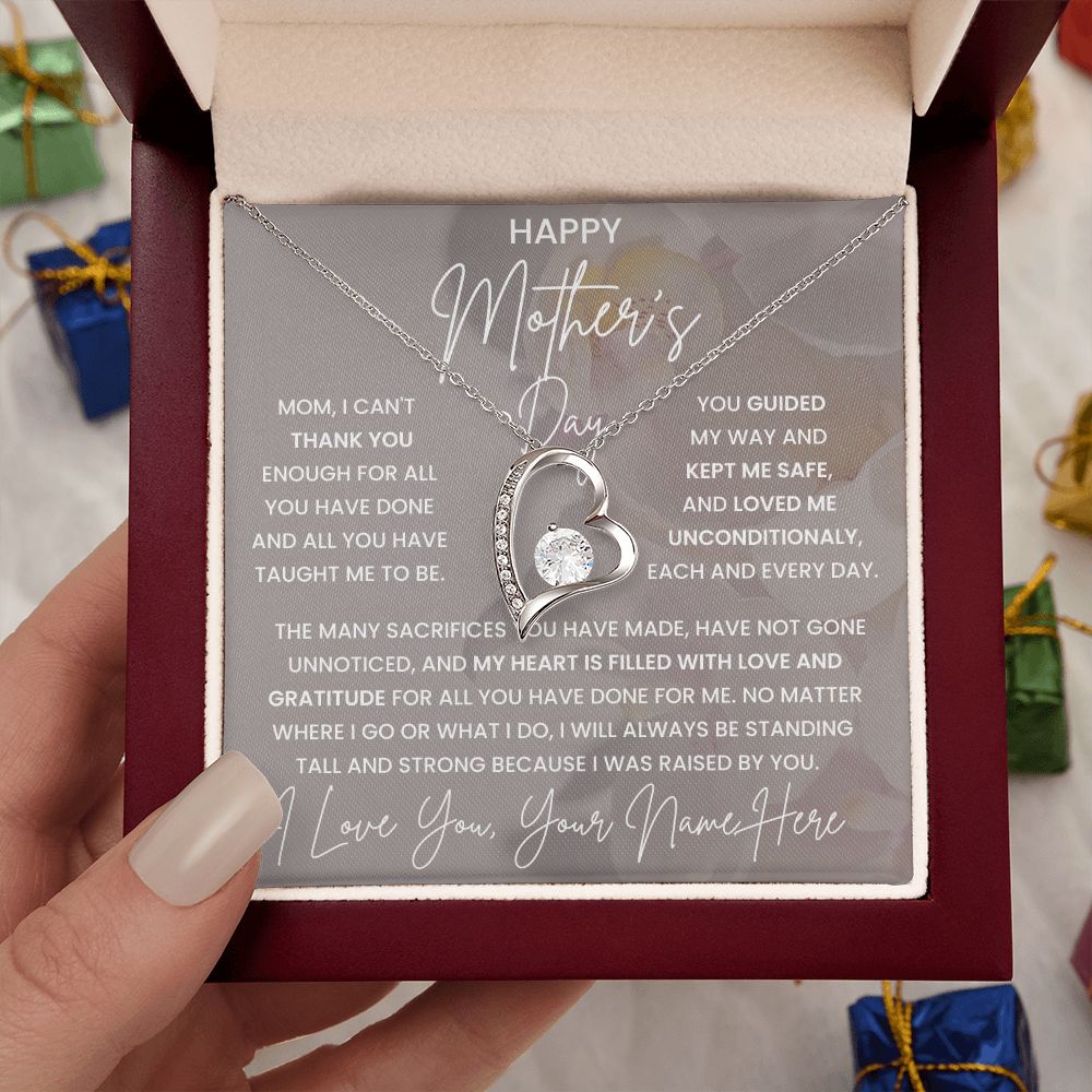 Mom Gift, Forever Love Necklace