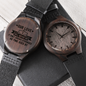 Our Love Will Never Die Engraved Wood Watch, Holiday