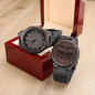 Our Love Will Never Die Engraved Wood Watch, Holiday