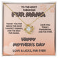 Fur Mama, Love Knot Necklace