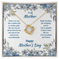 Mom, Mother's Day, Love Knot Necklace