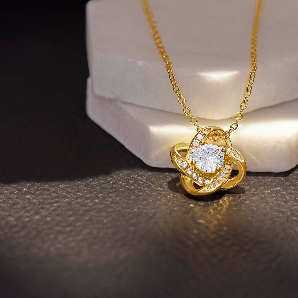 Maid of Honor Love Knot Necklace