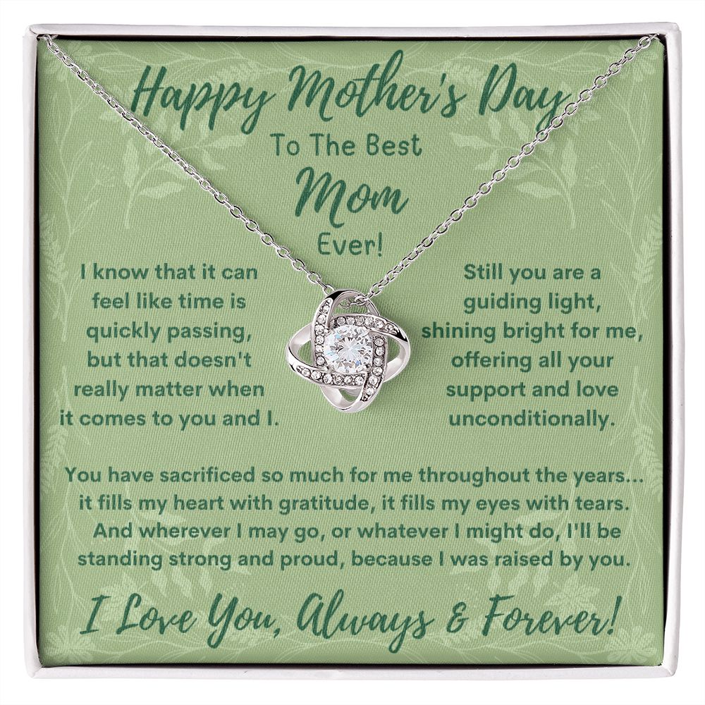 Mother Gift, Love Knot Necklace