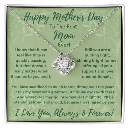 Mother Gift, Love Knot Necklace