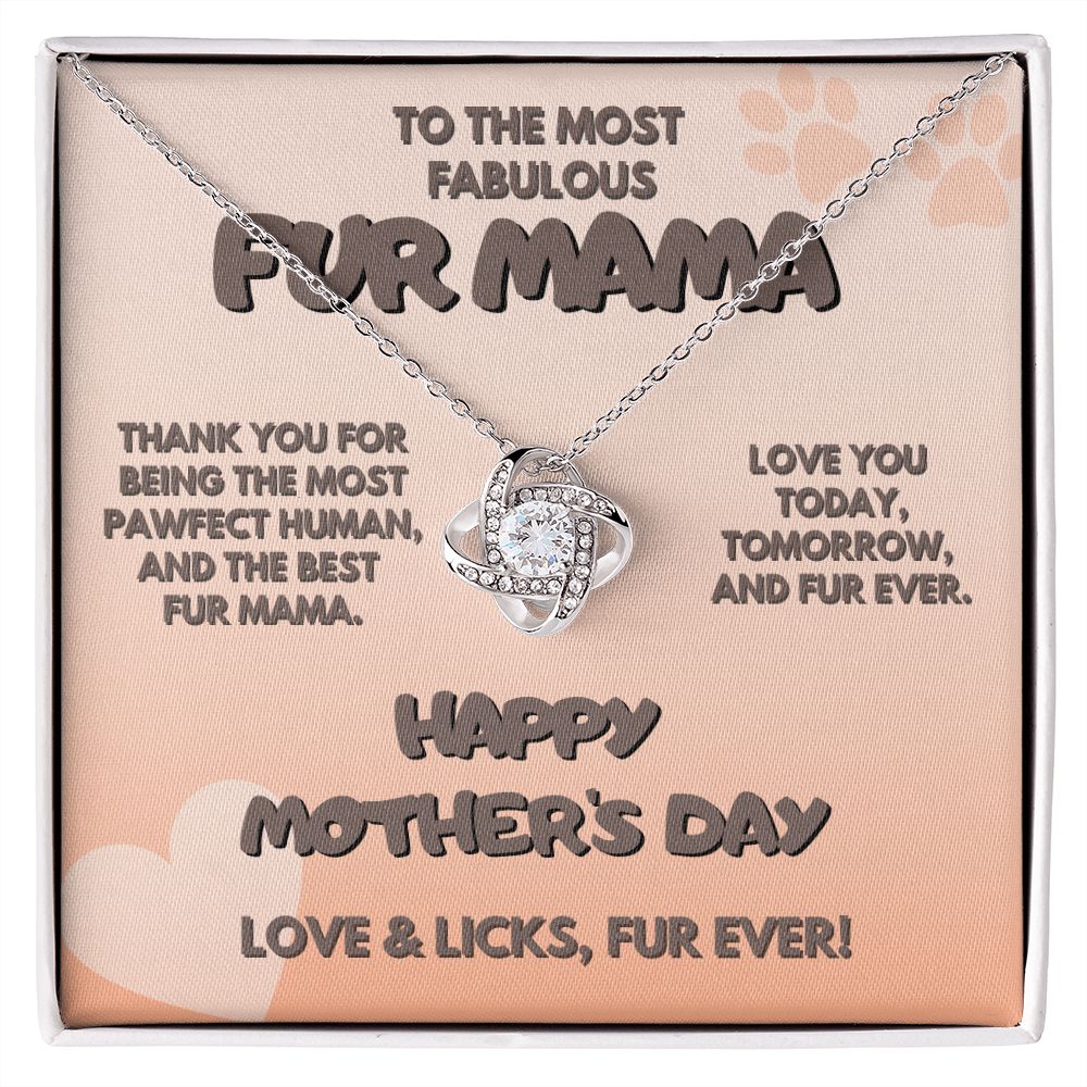 Fur Mama, Love Knot Necklace