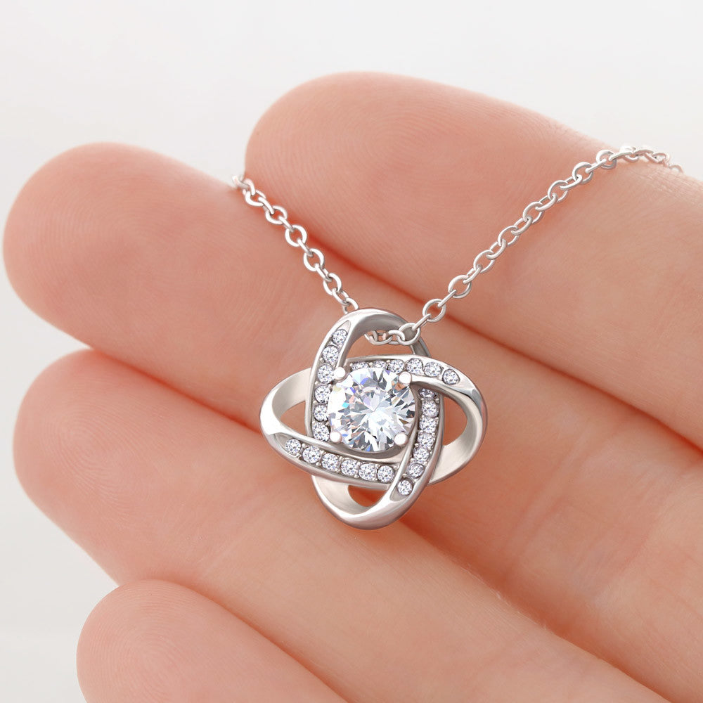 Maid of Honor Love Knot Necklace