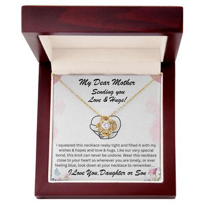 Mother Gift, Love Knot Necklace