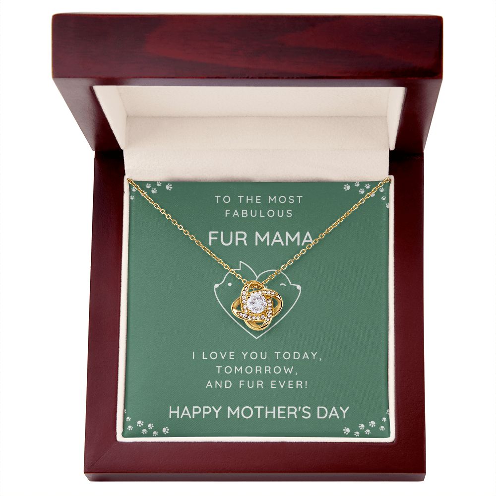 Fur Mama, Love Knot Necklace