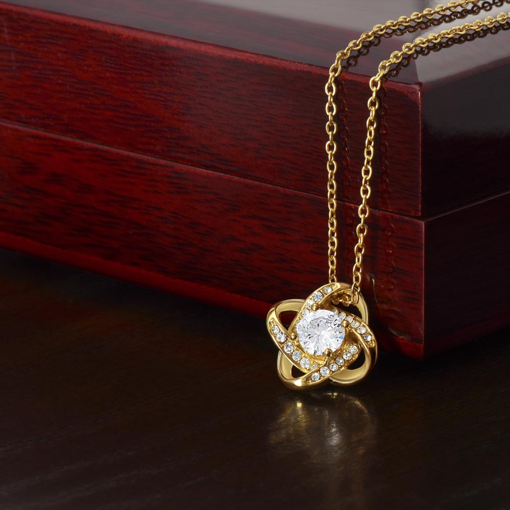 Mother Gift, Love Knot Necklace