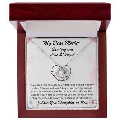 Mother Gift, Love Knot Necklace