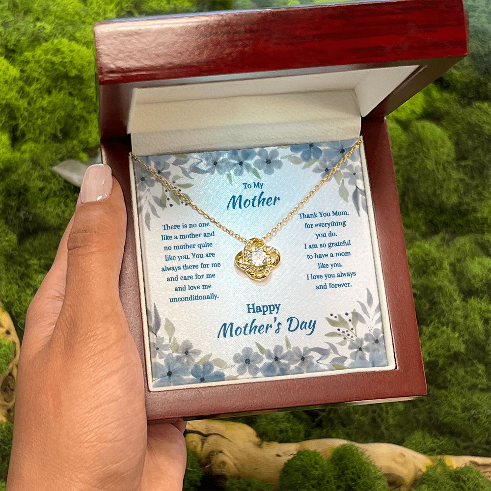 Mom, Mother's Day, Love Knot Necklace