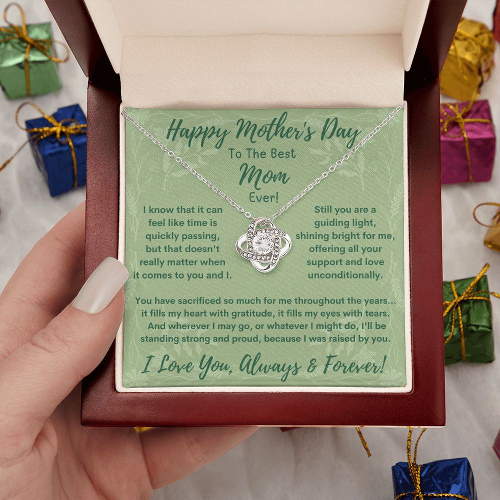 Mother Gift, Love Knot Necklace