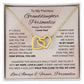 Granddaughter, Interlocking Hearts Necklace