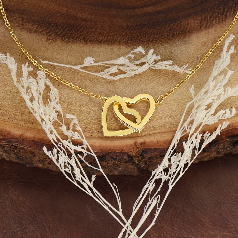 Daughter, Someday When The Pages Of My Life End, Interlocking Hearts Necklace, Holiday