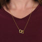 Granddaughter, Someday When The Pages Of My Life End, Interlocking Hearts Necklace, Holiday