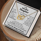 Daughter, Someday When The Pages Of My Life End, Interlocking Hearts Necklace, Holiday