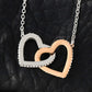 Daughter, If I Could Give You One Thing, Interlocking Hearts Necklace, Holiday