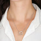 Daughter, Wherever Your Journey In Life Takes You, Interlocking Hearts Necklace, Holiday