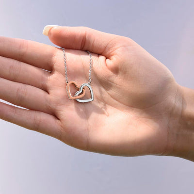 Soulmate, Love Of My Life, Interlocking Hearts Necklace, Birthday, Holiday