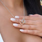 Daughter, Someday When The Pages Of My Life End, Interlocking Hearts Necklace, Holiday