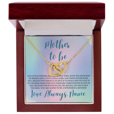 Mother To Te Gift, Interlocking Hearts Necklace