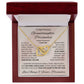 Granddaughter, Interlocking Hearts Necklace