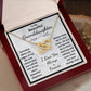 Granddaughter, Someday When The Pages Of My Life End, Interlocking Hearts Necklace, Holiday