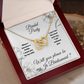 Jr Bridesmaid Interlocking Hearts Necklace