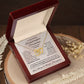 Granddaughter, Interlocking Hearts Necklace