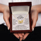 Daughter, Someday When The Pages Of My Life End, Interlocking Hearts Necklace, Holiday