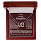 Daughter, If I Could Give You One Thing, Interlocking Hearts Necklace, Holiday
