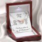 Jr Bridesmaid Interlocking Hearts Necklace
