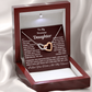 Daughter, If I Could Give You One Thing, Interlocking Hearts Necklace, Holiday
