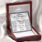 Granddaughter, Someday When The Pages Of My Life End, Interlocking Hearts Necklace, Holiday