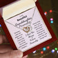 Granddaughter, Interlocking Hearts Necklace