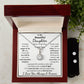 Daughter, I Squeezed This Necklace Really Tight, Eternal Hope Necklace & Earrings, Holiday