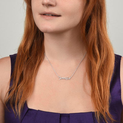 Daughter, Beautiful Young Woman, Name Necklace, Holiday