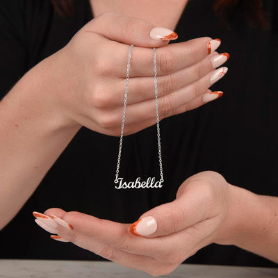 Daughter, Beautiful Young Woman, Name Necklace, Holiday