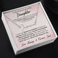 Daughter from Dad, Signature Name Necklace, Birthday, Swt16, Graduation, Bat Mitzvah, Easter, Communion, Confirmation, Holiday