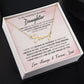 Daughter from Dad, Signature Name Necklace, Birthday, Swt16, Graduation, Bat Mitzvah, Easter, Communion, Confirmation, Holiday