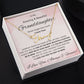 Granddaughter, Signature Name Necklace, Birthday, Swt16, Bat Mitzvah, Graduation, Easter, Communion, Confirmation, Holiday