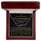 Granddaughter, Signature Style Name Necklace, Birthday, Swt16, Bat Mitzvah, Graduation, Holiday