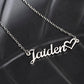 Fur Mama, Heart Name Necklace