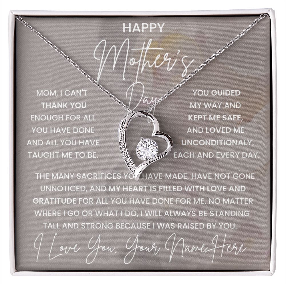 Mom Gift, Forever Love Necklace