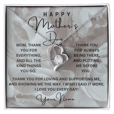 Mom Gift, Forever Love Necklace