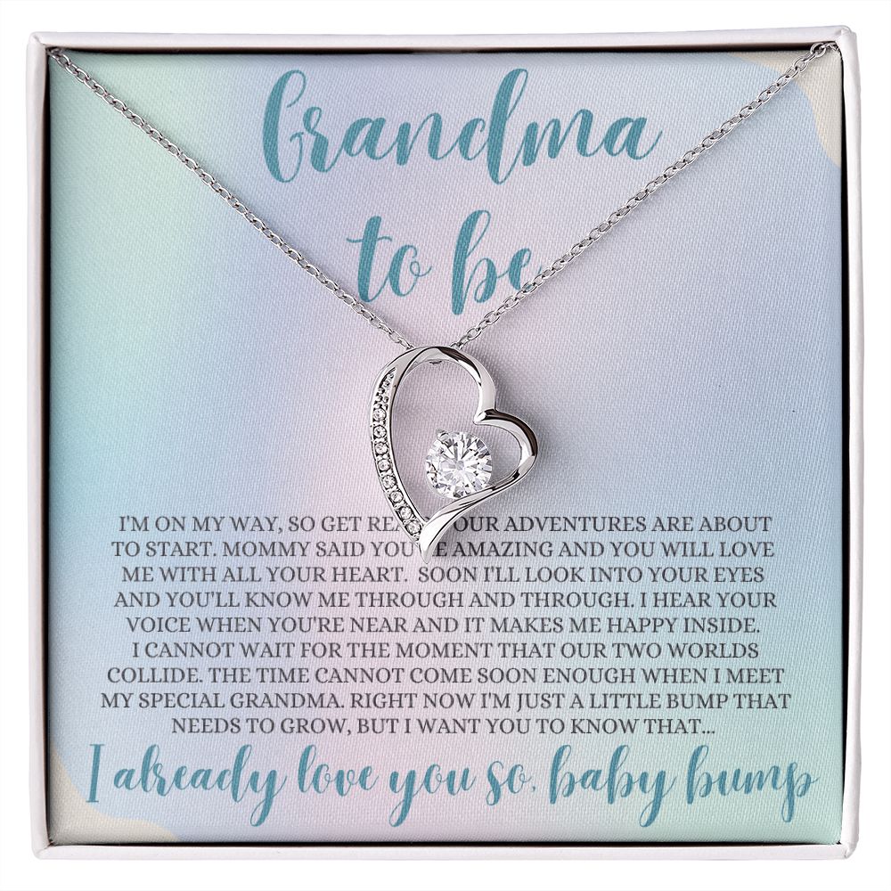 Grandmother To Be, Forever Love Necklace