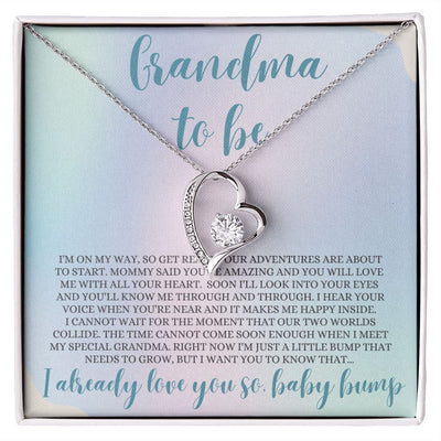 Grandmother To Be, Forever Love Necklace