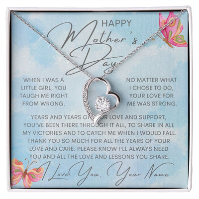 Mom Gift, Forever Love Necklace