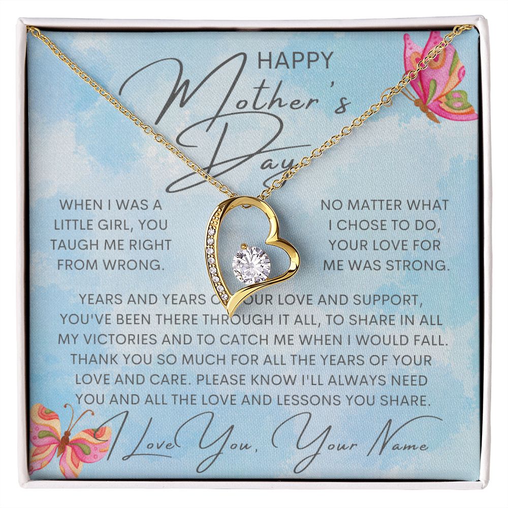 Mom Gift, Forever Love Necklace